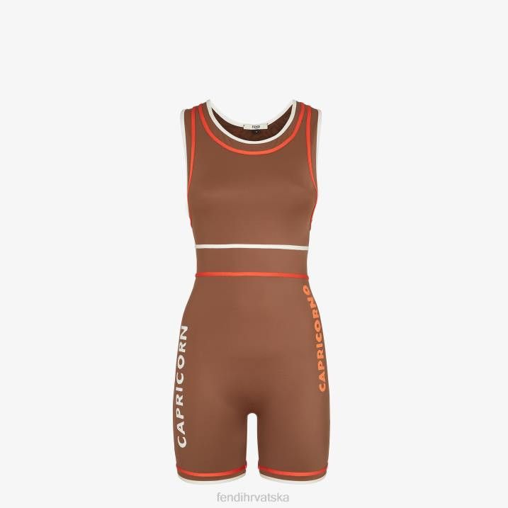 Fendi o1loc1c0824 Swimsuit in Brown Size 34" / US 12 / IT 48 - 1 Thumbnail