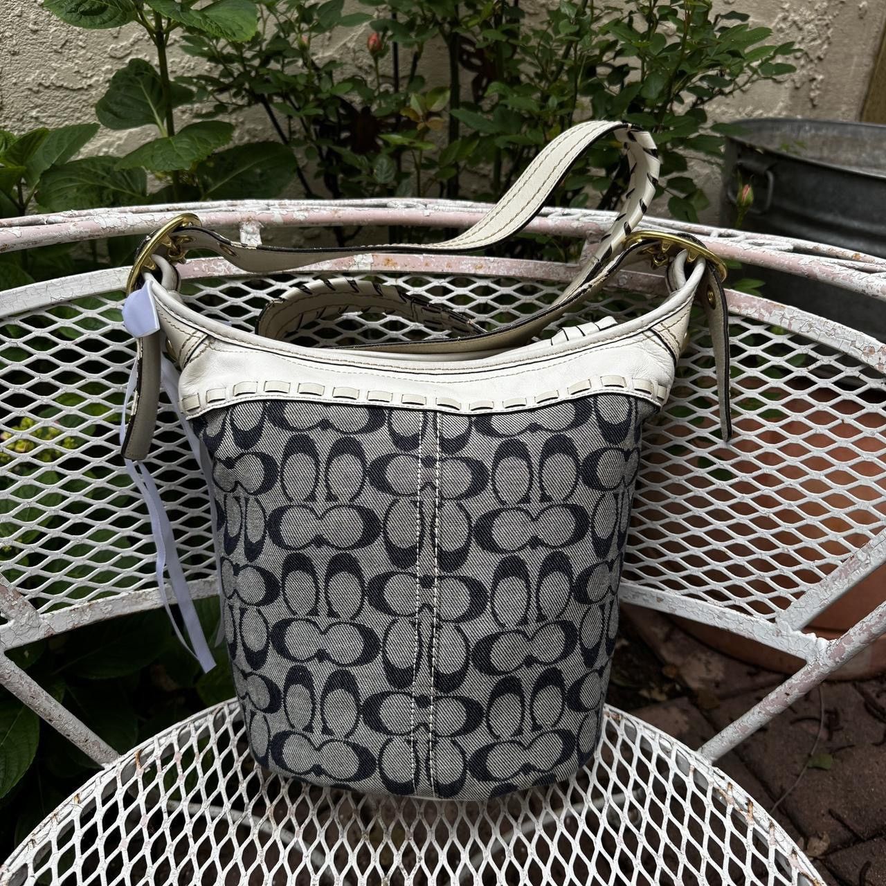 Coach Coach Denim Monogramed Bucket Bag Size ONE SIZE - 2 Thumbnail