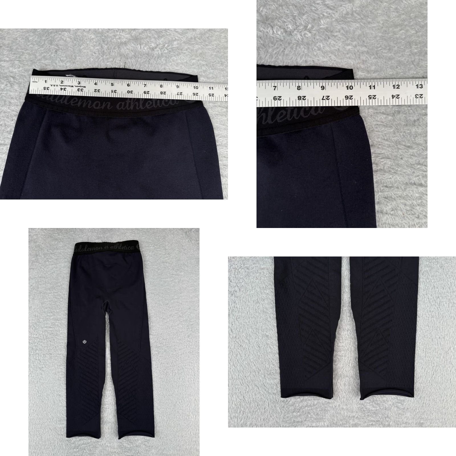 Lululemon Lululemon Leggings Womens 2 Blue Athletica Cropped 20" Inseam Yoga Cross Training Comfort Waist Size 26" / US 2 / IT 38 - 8 Thumbnail