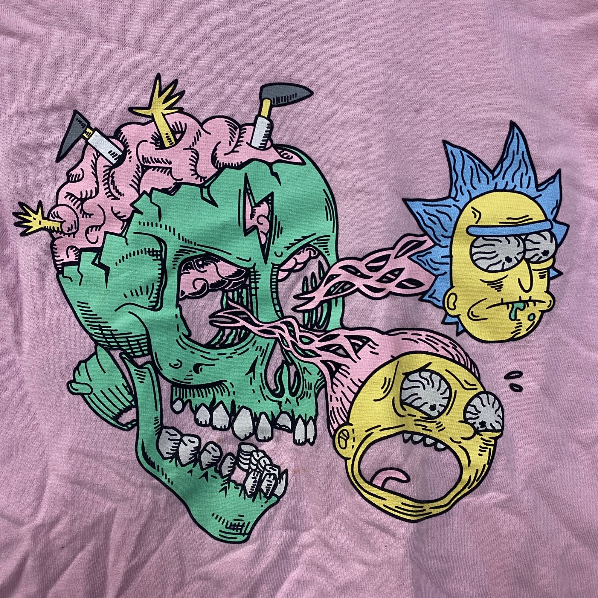 Other Adult Swim Rick and Morty Neon Eyeballs T-Shirt Small Size US S / EU 44-46 / 1 - 2 Thumbnail