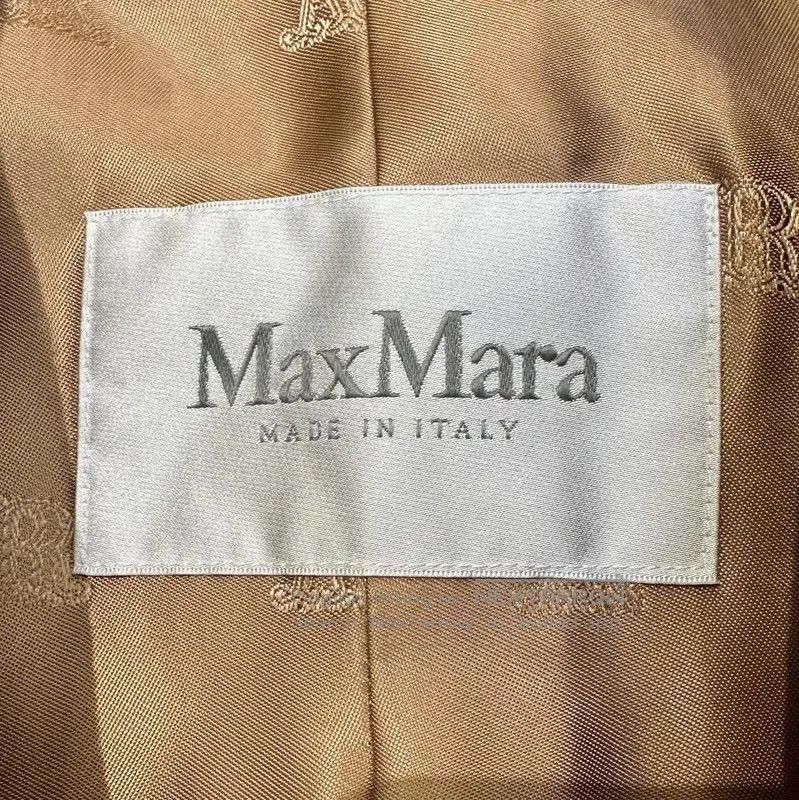 Max Mara MaxMara Beige Wool Blend Mid-Length Coat . Size S / US 4 / IT 40 - 7 Thumbnail