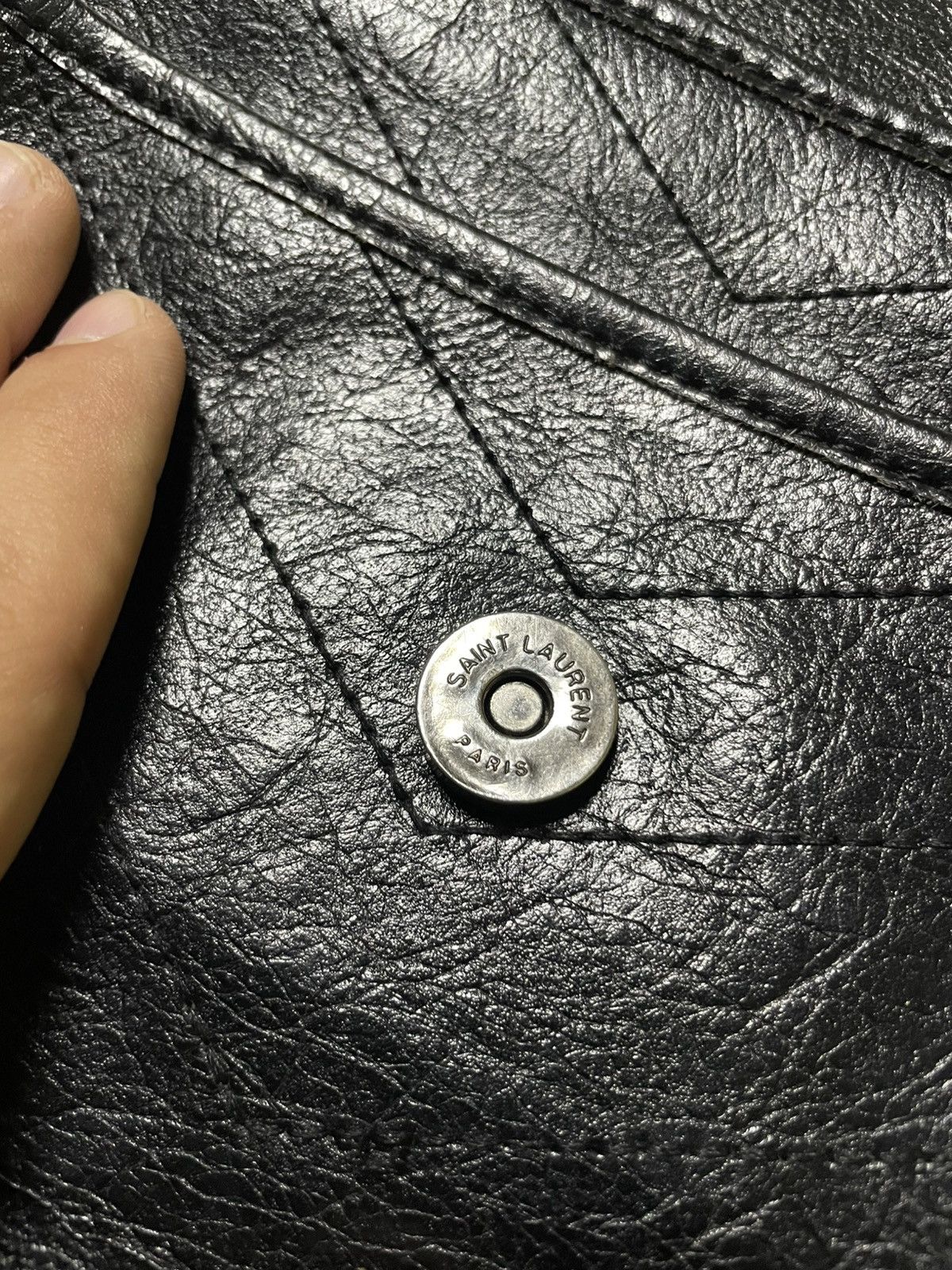 Yves Saint Laurent Rare 2000’s Saint Laurent Paris Niki Crinkle Shoulder Bag Size ONE SIZE - 17 Thumbnail