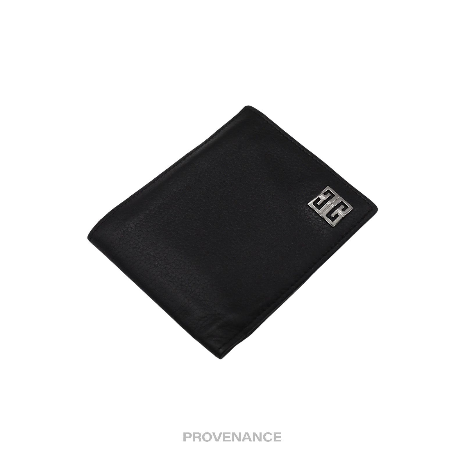 Givenchy 🔴 Givenchy 4G Logo 8CC Bifold Wallet - Black Leather Size ONE SIZE - 6 Thumbnail