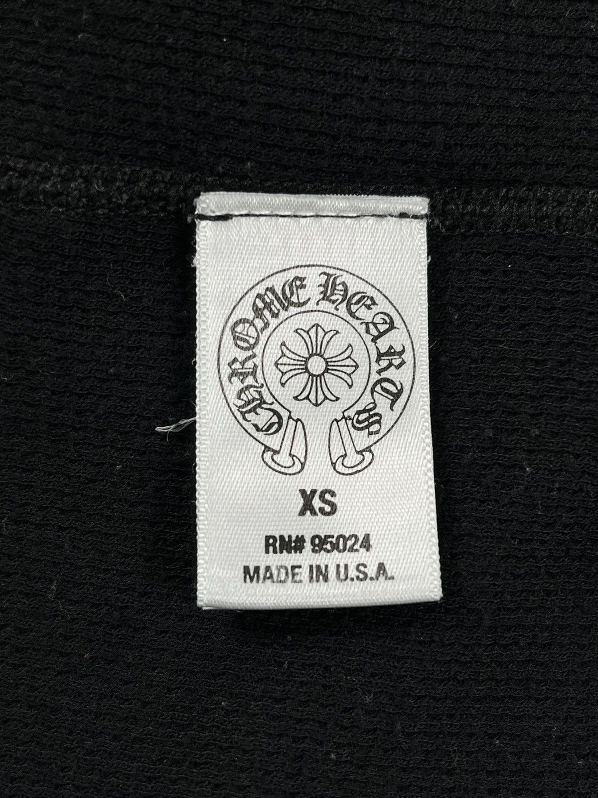 Chrome Hearts Chrome Hearts Tonal Plus Logo Thermal Longsleeve Tshirt Size US XS / EU 42 / 0 - 6 Thumbnail