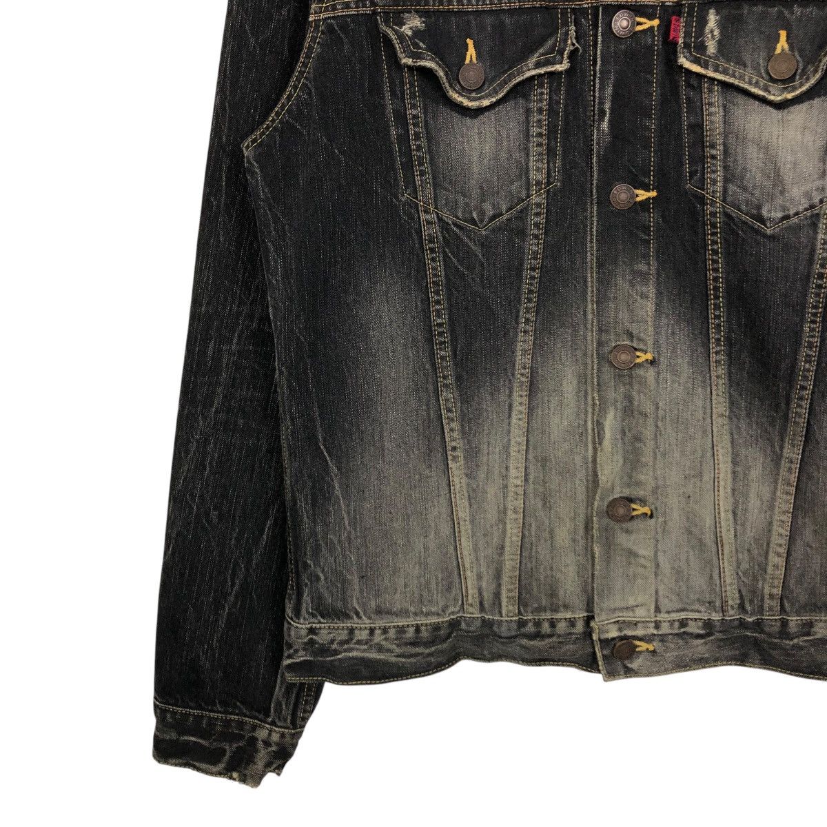 Edwin 🔥VINTAGE DENIM TRUCKER JACKET EDWIN MULTI POCKET Size US L / EU 52-54 / 3 - 6 Thumbnail