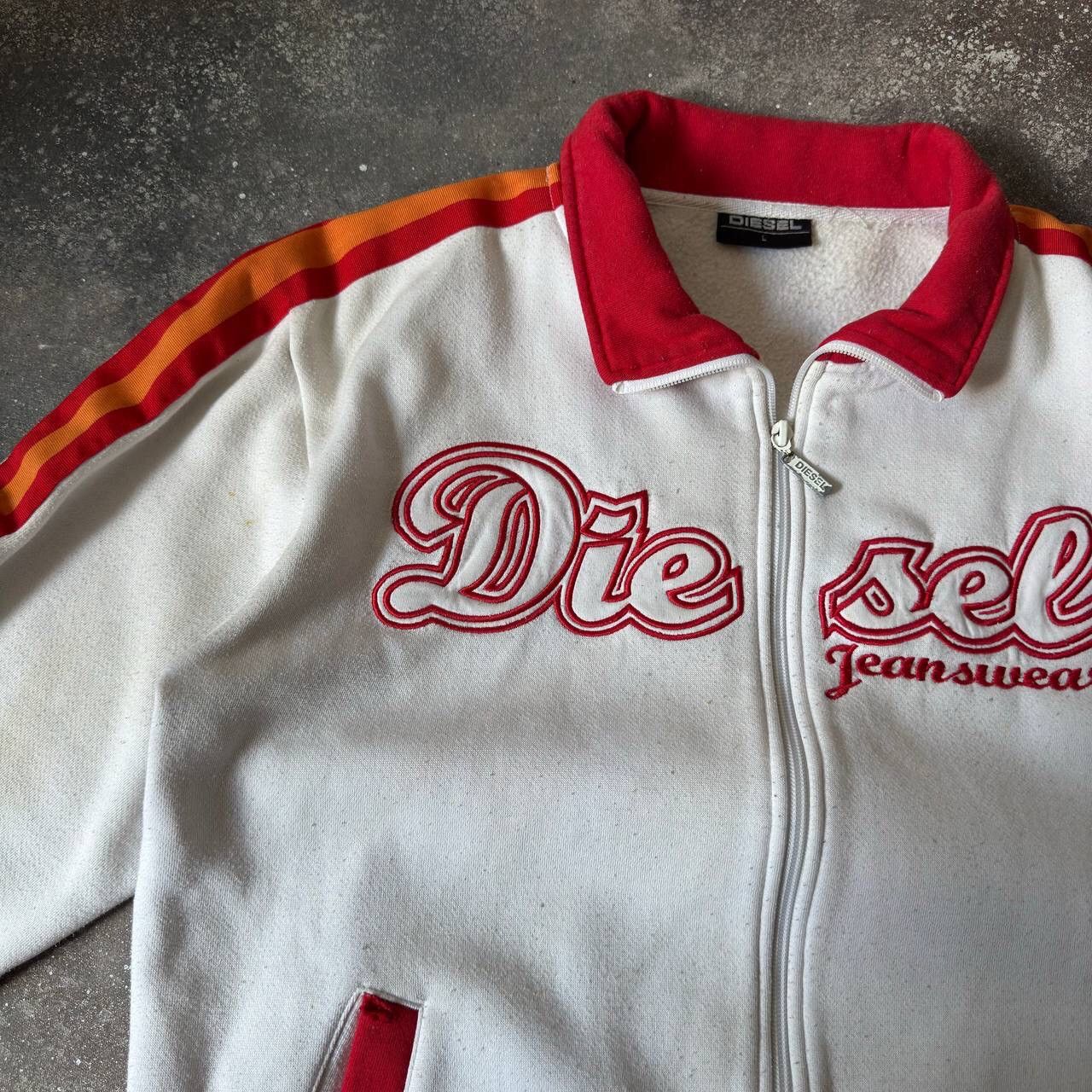 Diesel Diesel Vintage Big Logo Zip Sweatshirt Size US L / EU 52-54 / 3 - 3 Thumbnail