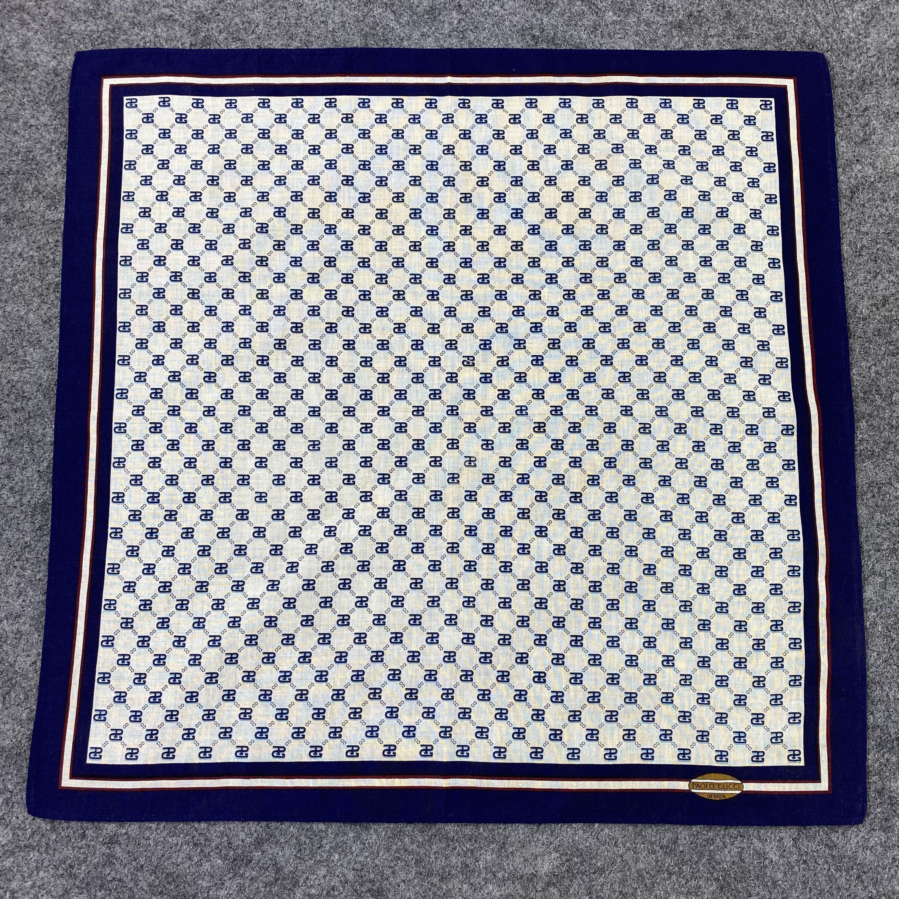 Paolo Gucci Paolo Gucci Handkerchief Neckerchief Bandana-B1703 Size ONE SIZE - 3 Thumbnail