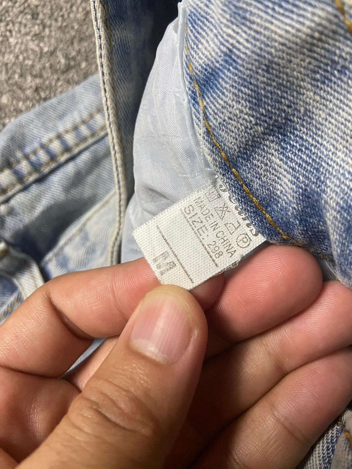 Japanese Brand Japanese Brand Distressed Printed Ripped Jeans (165) Size 27" / US 4 / IT 40 - 4 Thumbnail