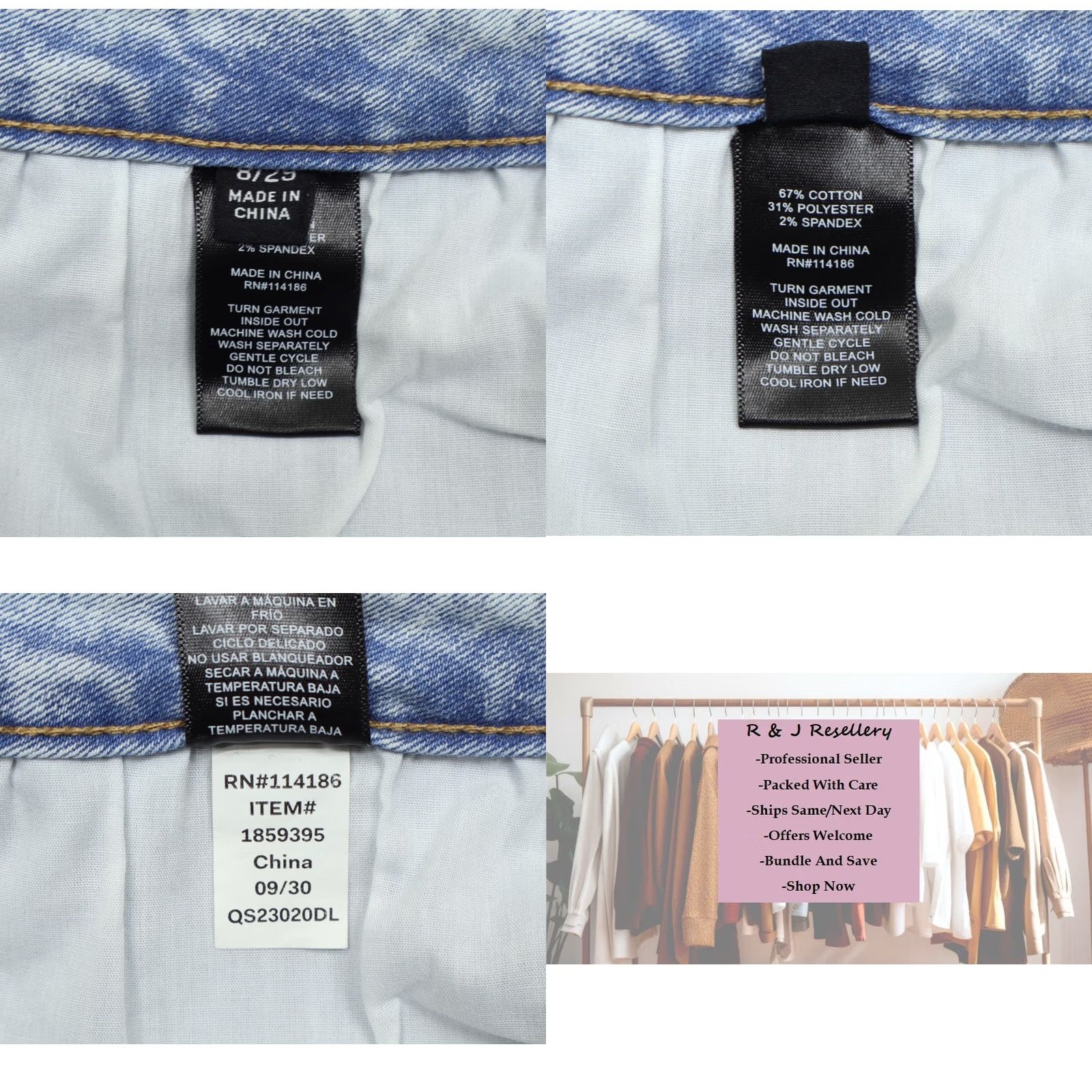 Frye Frye Women’s Straight Leg Light Wash Denim Jeans Sz 29 Regular Rise 11.5" Inseam 29" Blue Cotton Polyester Spandex Stretch Jeans Size 29" - 8 Thumbnail