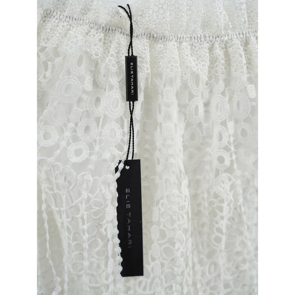 Elie Tahari NWT Elie Tahari Lace Beaded Off The Shoulder Blouse Size S Size S / US 4 / IT 40 - 8 Thumbnail