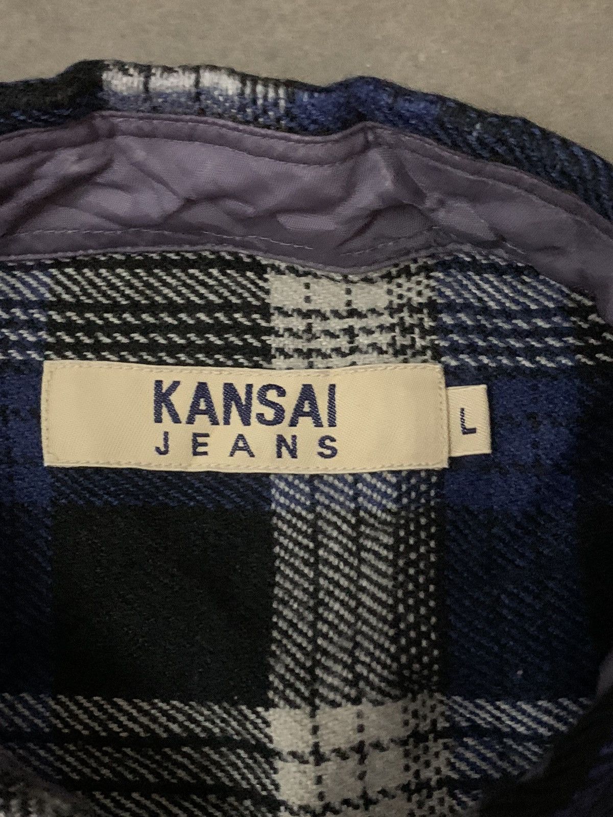 Kansai Yamamoto Kansai Yamamoto Checkered Flannel Shirt Size US L / EU 52-54 / 3 - 3 Thumbnail