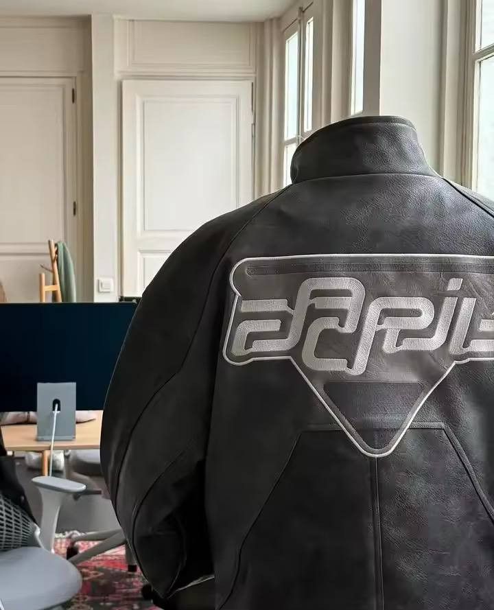Japanese Brand × Vintage street leather jacket with graphic bat prints Size US XL / EU 56 / 4 - 6 Thumbnail