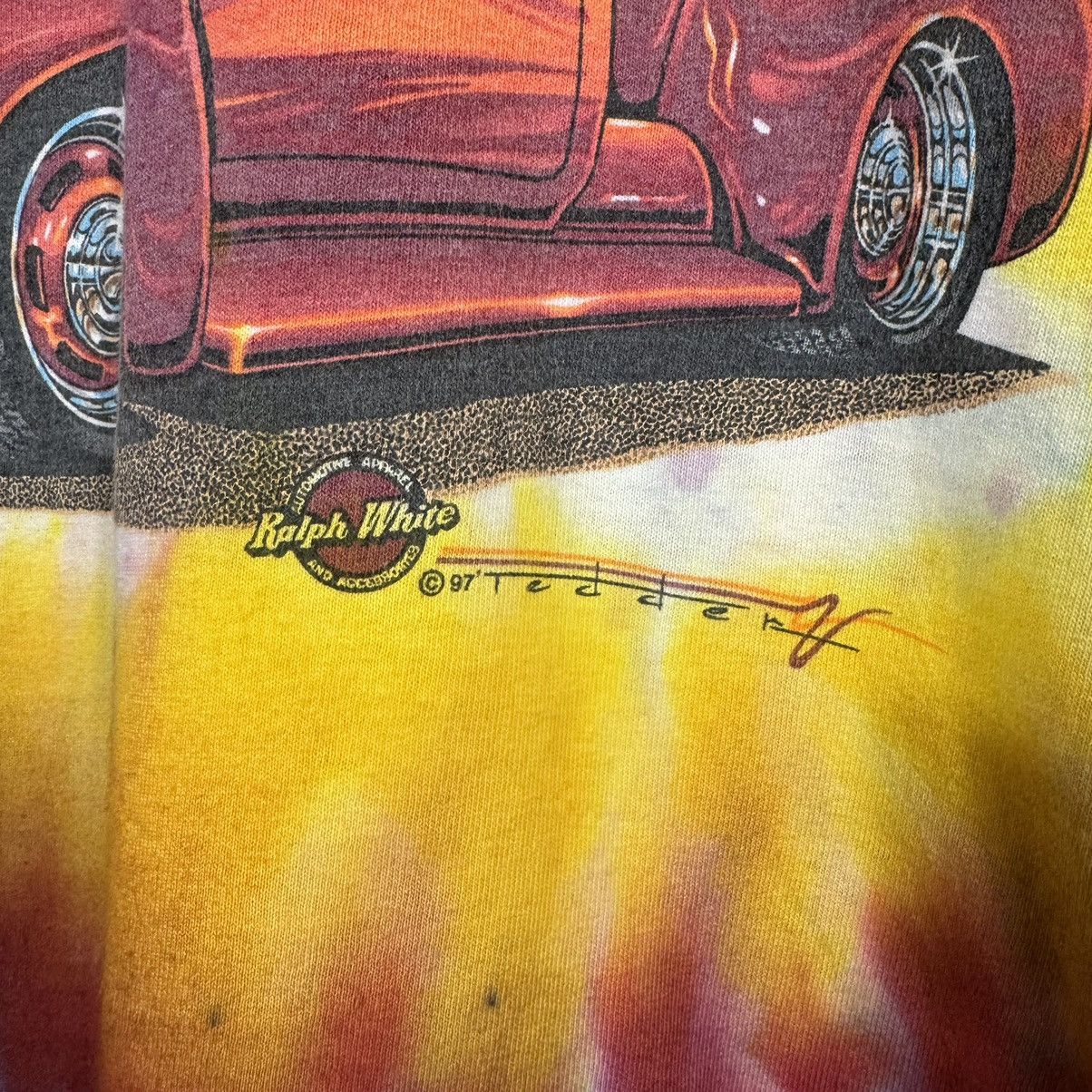 Vintage Vintage Jerzees “Last Chance Gas” Tie-Dye T-Shirt Size US L / EU 52-54 / 3 - 6 Thumbnail