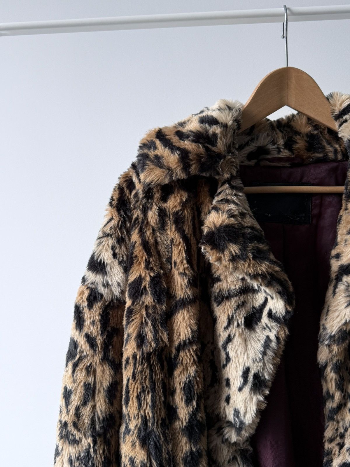 Hysteric Glamour 2000s Y2K Hysteric Glamour Style Leopard Faux Fur Coat Size M / US 6-8 / IT 42-44 - 2 Thumbnail