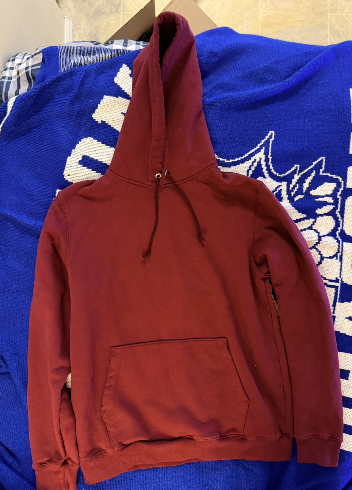 Dehen 1920 Dehen Burgundy Heavy Duty Hoodie Size Large Size US L / EU 52-54 / 3 - 1 Thumbnail