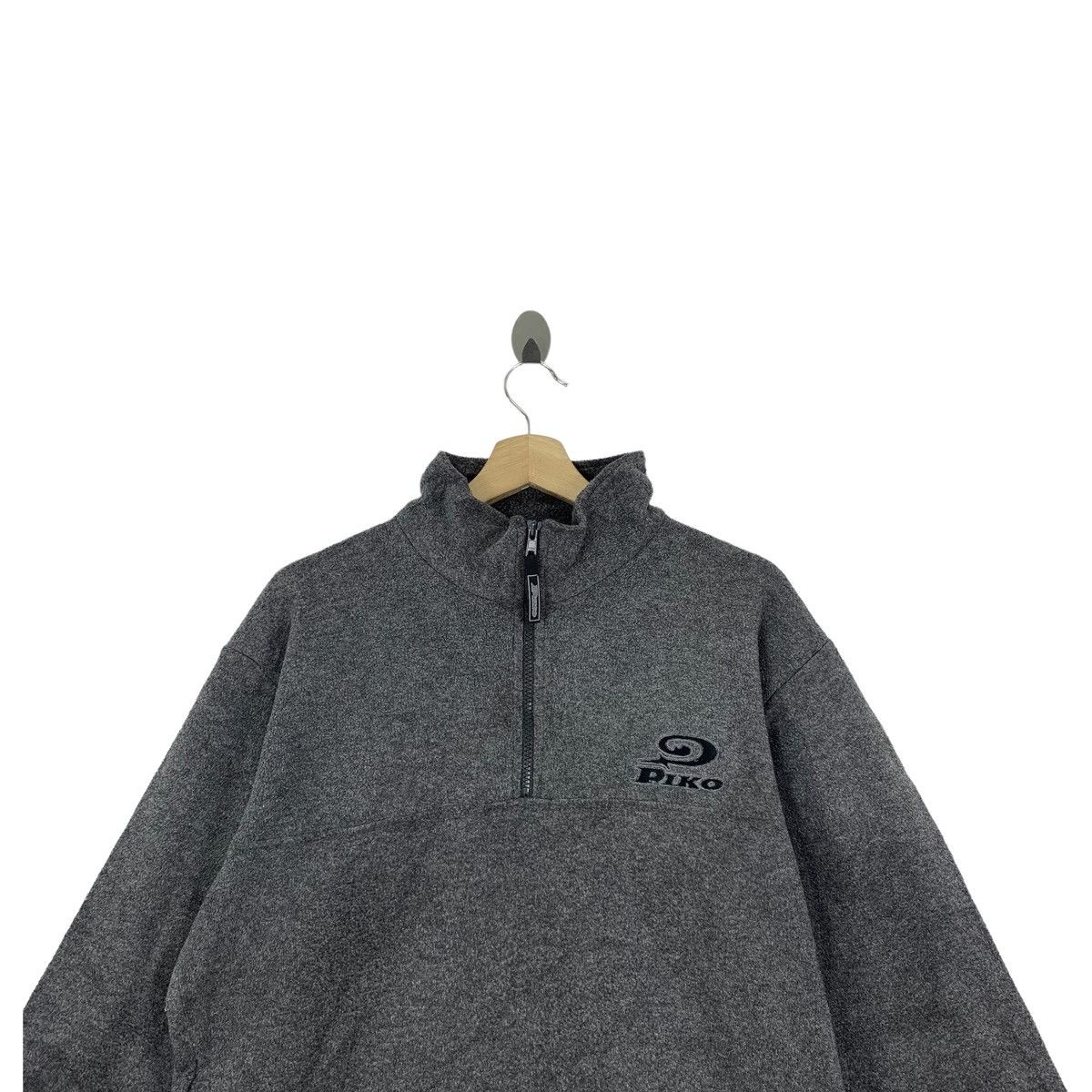 Vintage Vintage PIKO Hawaii Longboard Fleece Half Zipper Sweatshirt Size US M / EU 48-50 / 2 - 4 Thumbnail