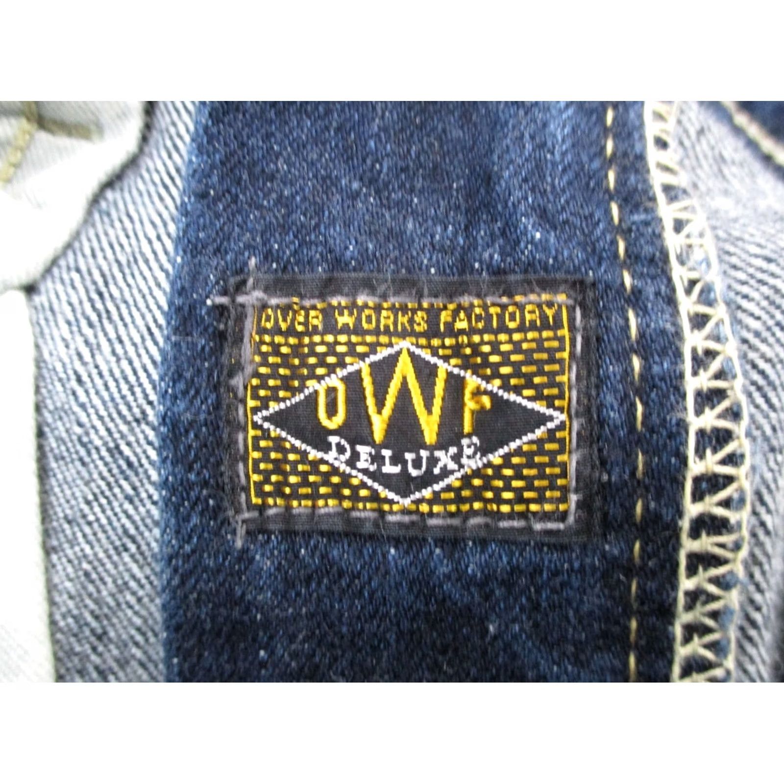Edwin Edwin Jeans Mens L Blue Denim Overworks Factory Classic Straight Casual Jeans Brand Edwin Masculine Sizes L Blue Denim Straight Fit Mens Size US 33 - 7 Thumbnail