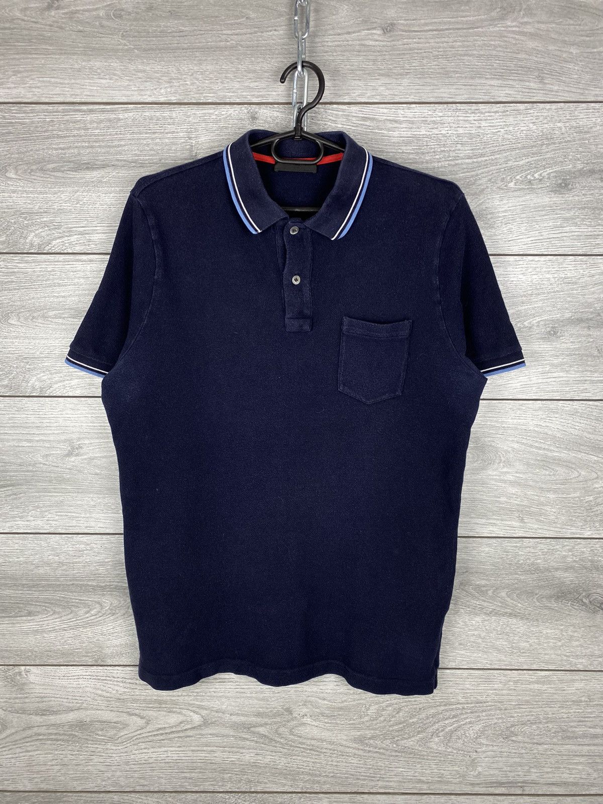 Prada Mens Prada Polo T Shirt Tee Size US L / EU 52-54 / 3 - 1 Thumbnail