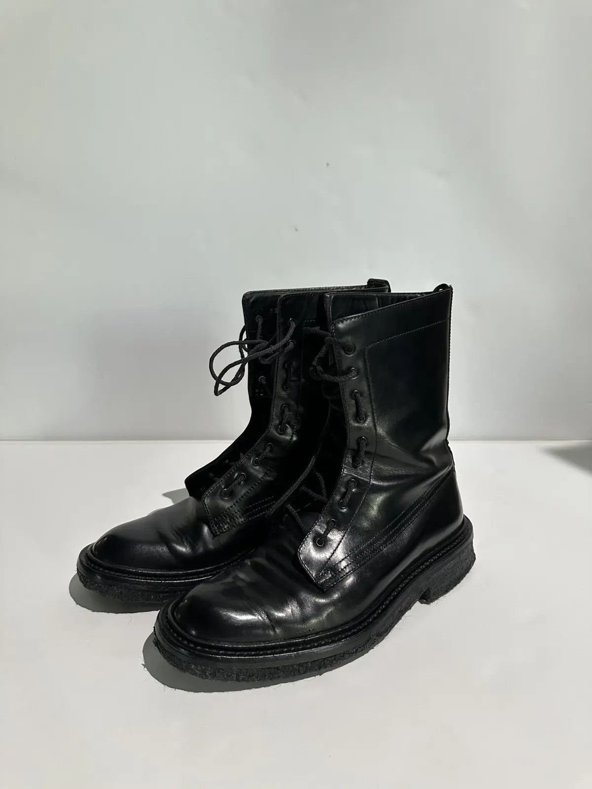 Dior Hedi Slimane Leather Boots Size US 8 / EU 41 - 2 Thumbnail