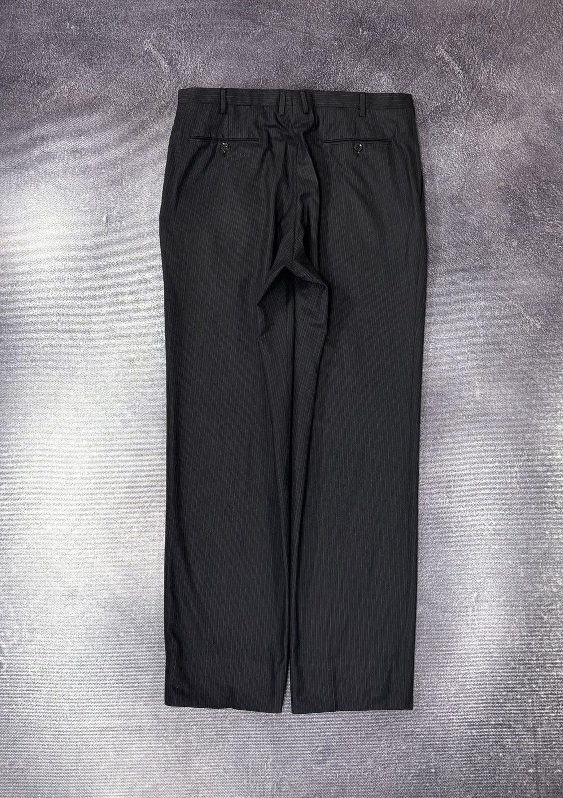 Kiton Kiton Napoli Men’s Pinstripe Gray Wool Dress Pants Trousers Size US 42 / EU 58 - 12 Thumbnail