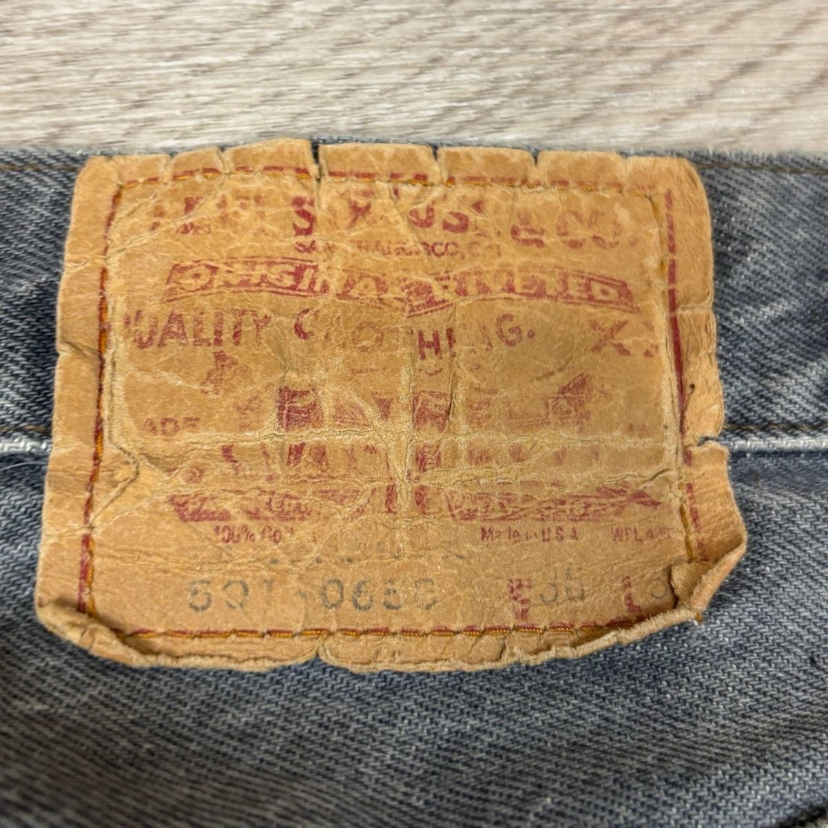 Levi's × Vintage Vintage 80s Levi's 501-0658 Straight Leg Jeans Men's 32x31.5 Size US 32 / EU 48 - 6 Thumbnail