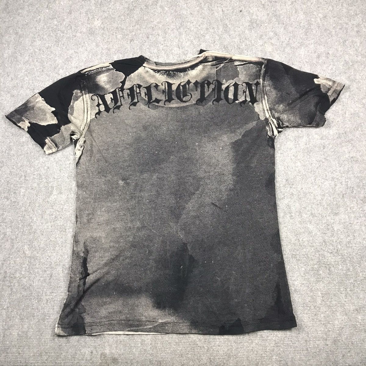 Affliction × If Six Was Nine × Vintage 😈AFFLICTION MADE IN USA RARE ART TSHIRT Size US L / EU 52-54 / 3 - 4 Thumbnail