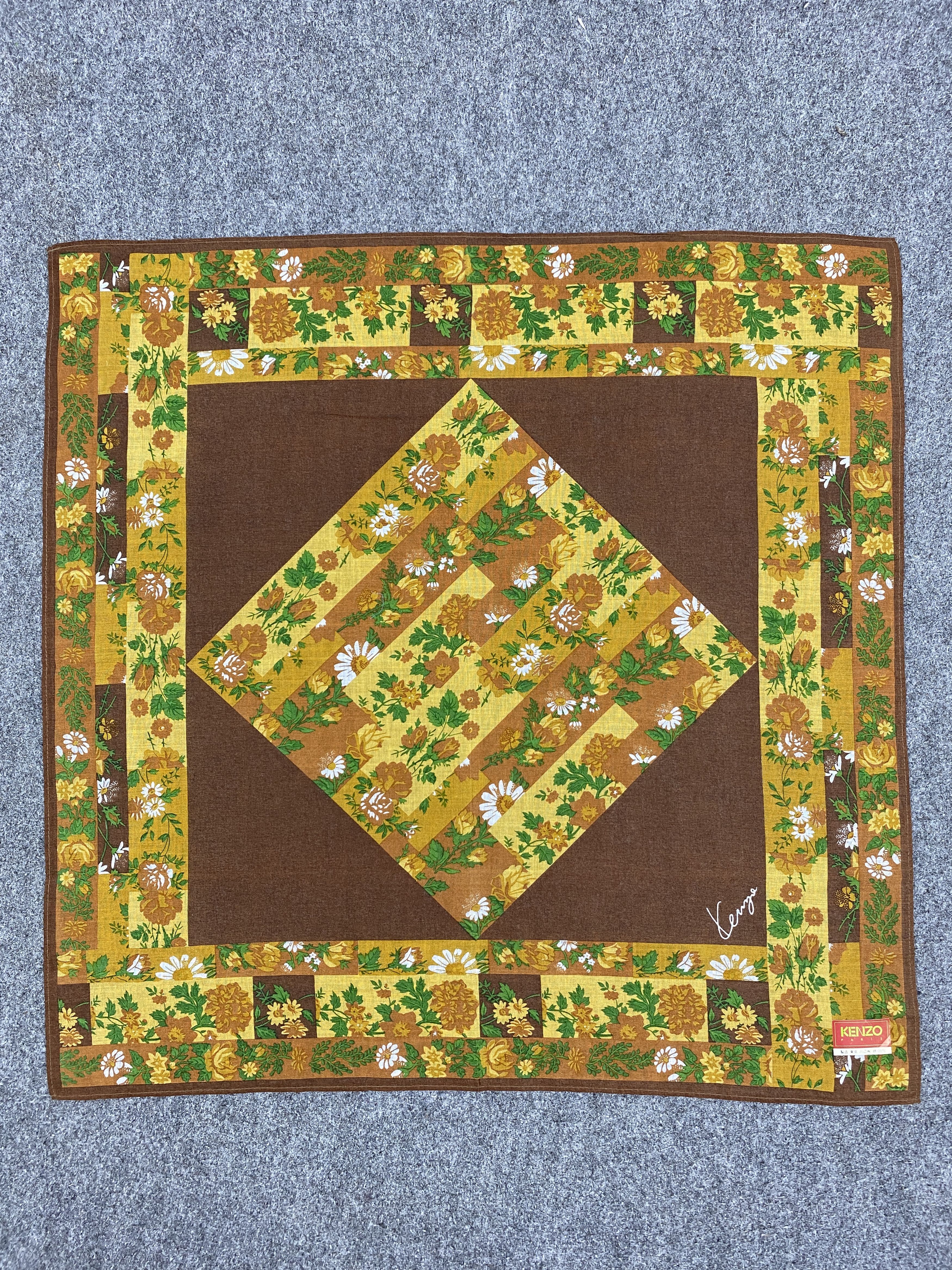 Kenzo Kenzo Handkerchief / Bandana / Neckerchief HKC0451 Size ONE SIZE - 5 Thumbnail