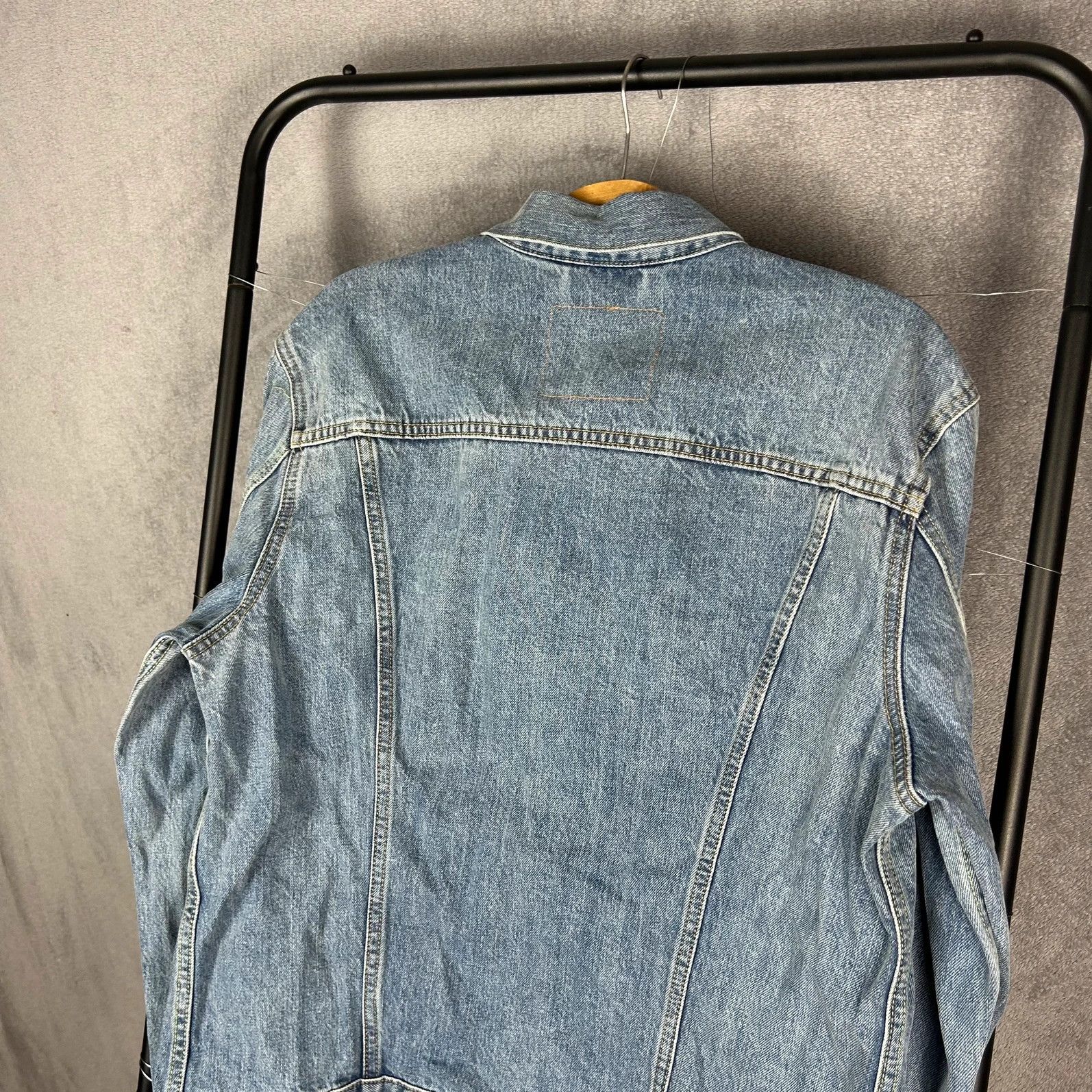 Levi's Levis denim jacket mini logo blue classic katana button up Size US L / EU 52-54 / 3 - 7 Thumbnail