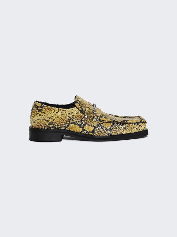 Martine Rose o1mle0226 Square Toe Loafers Shoes in Yellow Size US 8 / EU 41 - 1 Thumbnail