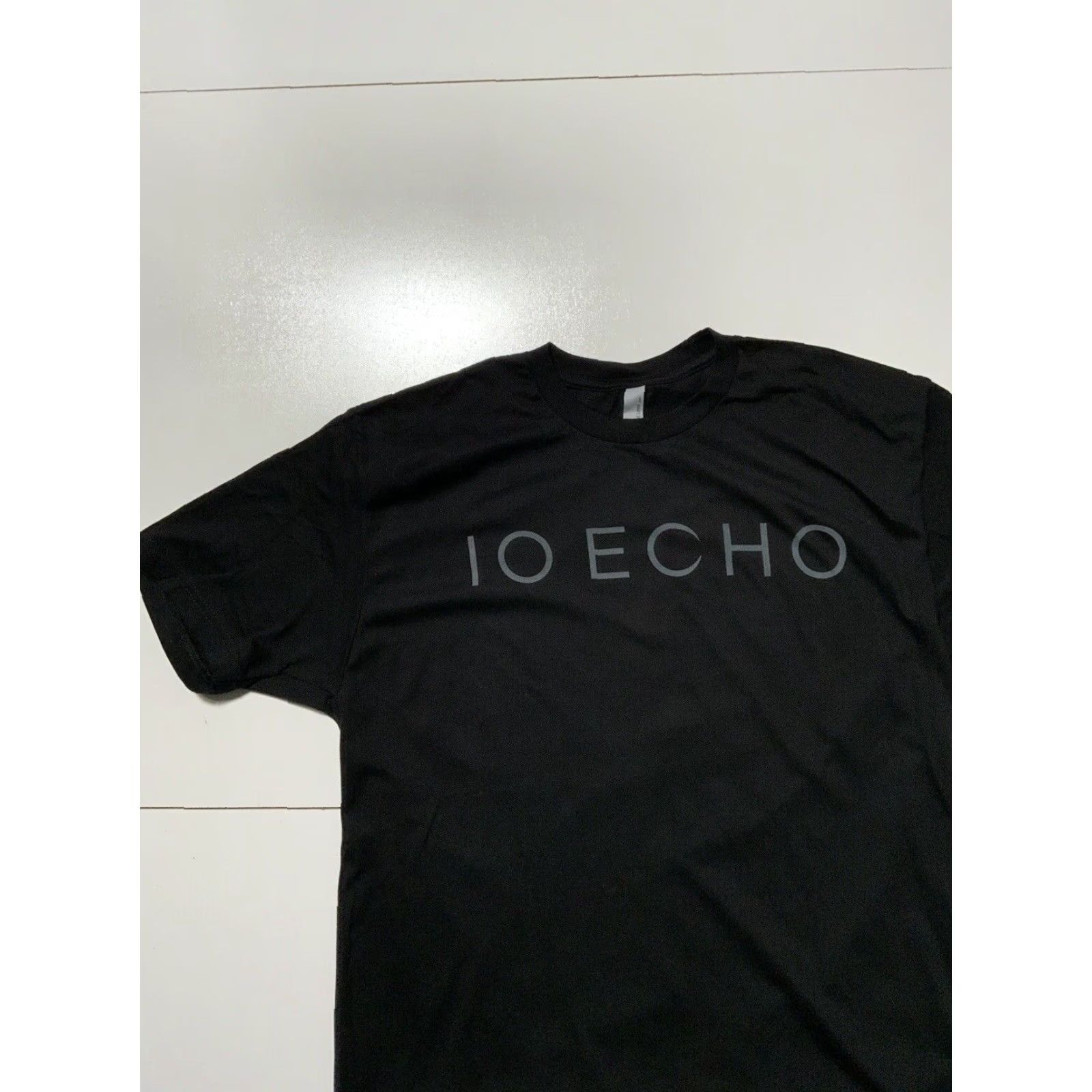 Next Level Io Echo Leopoldo Ross Ioanna Gika Indie Rock Band EP Black Merch T-Shirt Sz. L Mens Size US L / EU 52-54 / 3 - 4 Thumbnail