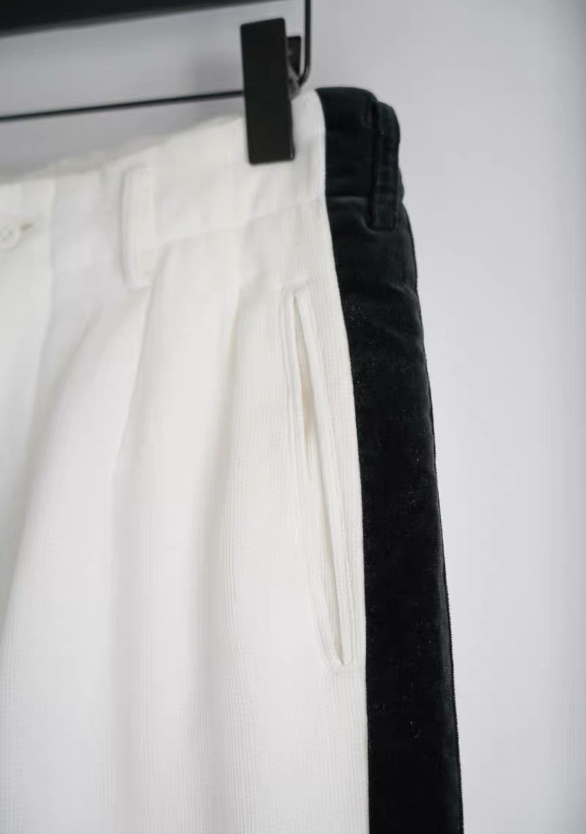 Yohji Yamamoto Yohji Yamamoto 97ss Velvet Panel Trousers K4 Size US 32 / EU 48 - 4 Thumbnail