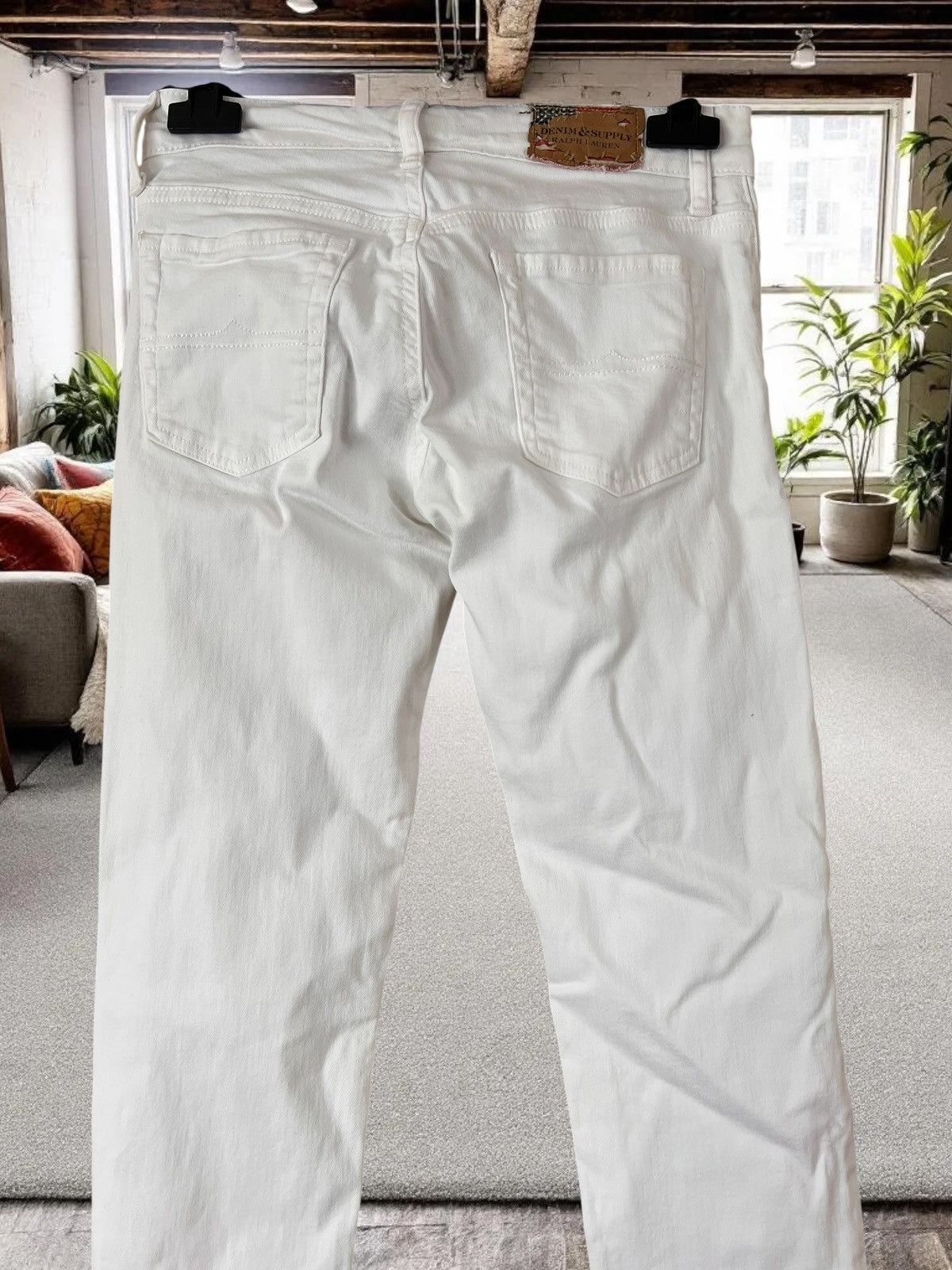 Denim & Supply Ralph Lauren Denim & Supply Ralph Lauren white jeans size W26 L32 Size 26" / US 2 / IT 38 - 4 Thumbnail