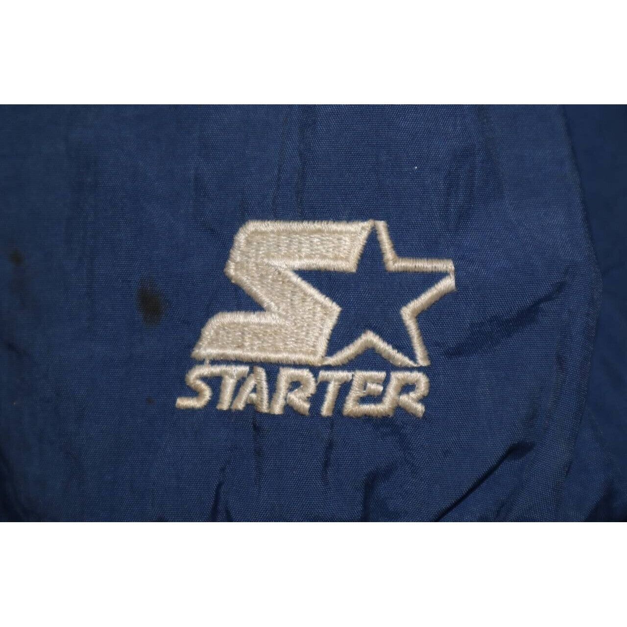 Starter Vintage 90s Starter Notre Dame Fighting Irish Hooded Sz L Size US L / EU 52-54 / 3 - 8 Thumbnail