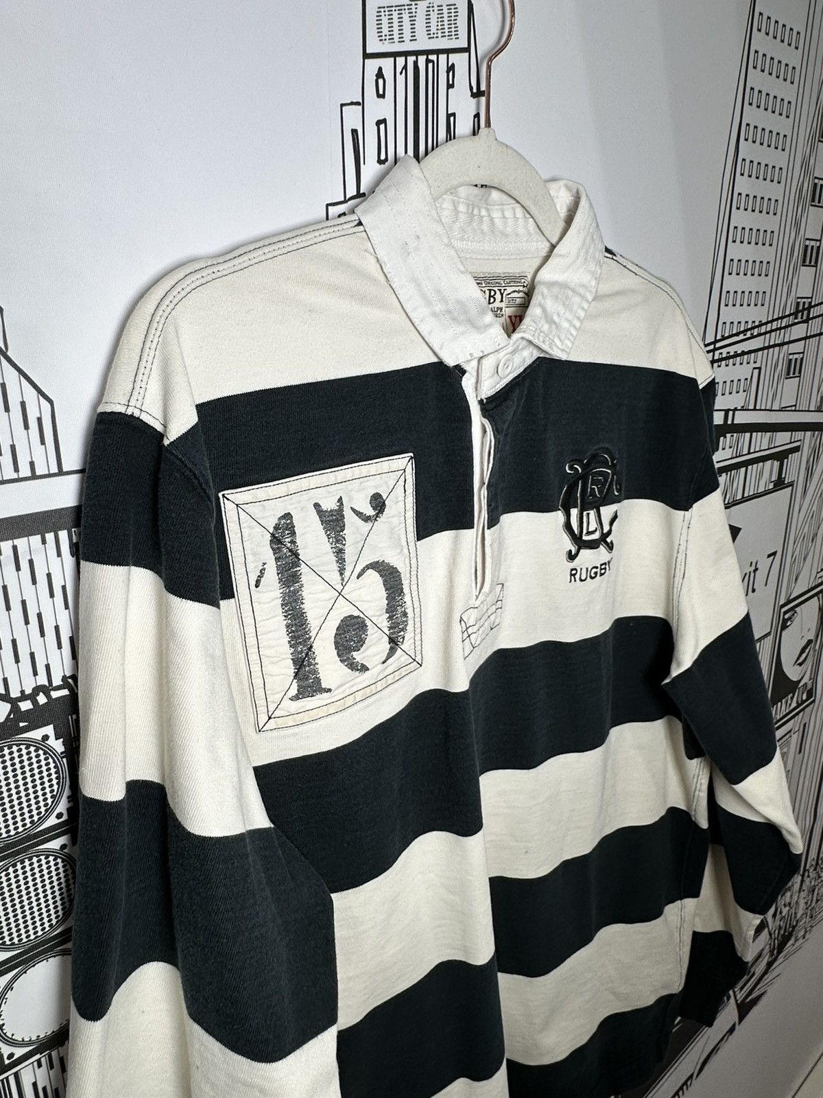 Rugby Ralph Lauren Rugby Ralph Lauren R.L.R.C Rugby White/Black XXL Size US XXL / EU 58 / 5 - 4 Thumbnail