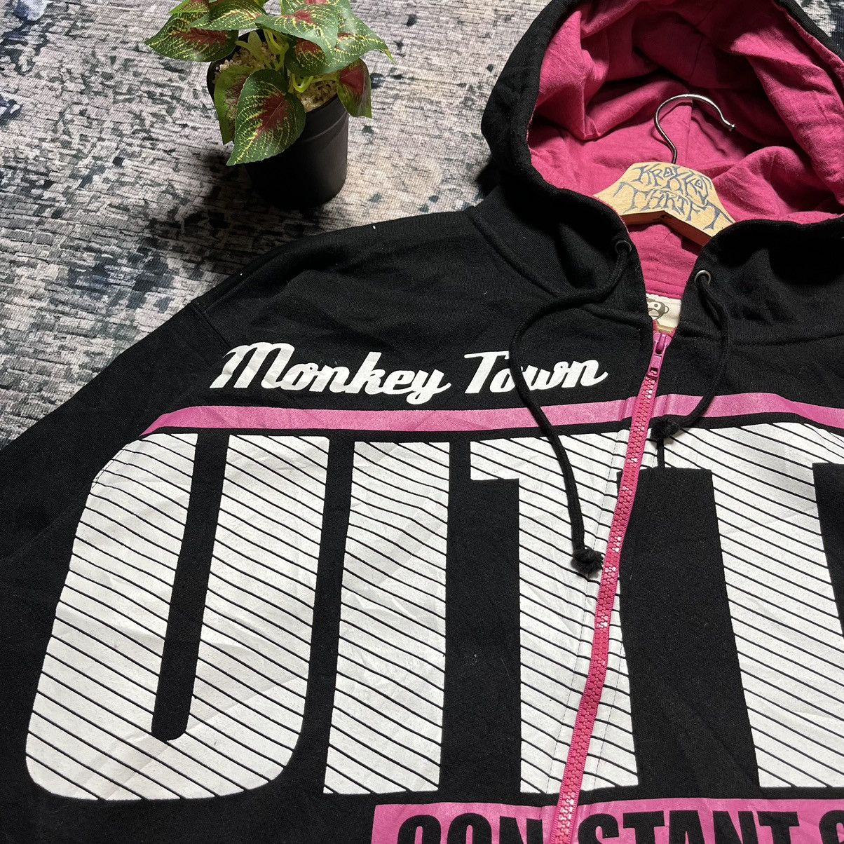 Japanese Brand × Vintage 🔥UITTG Baby APE Monkey Big Logo Baggy Zipper Hoodie Size US XXL / EU 58 / 5 - 4 Thumbnail