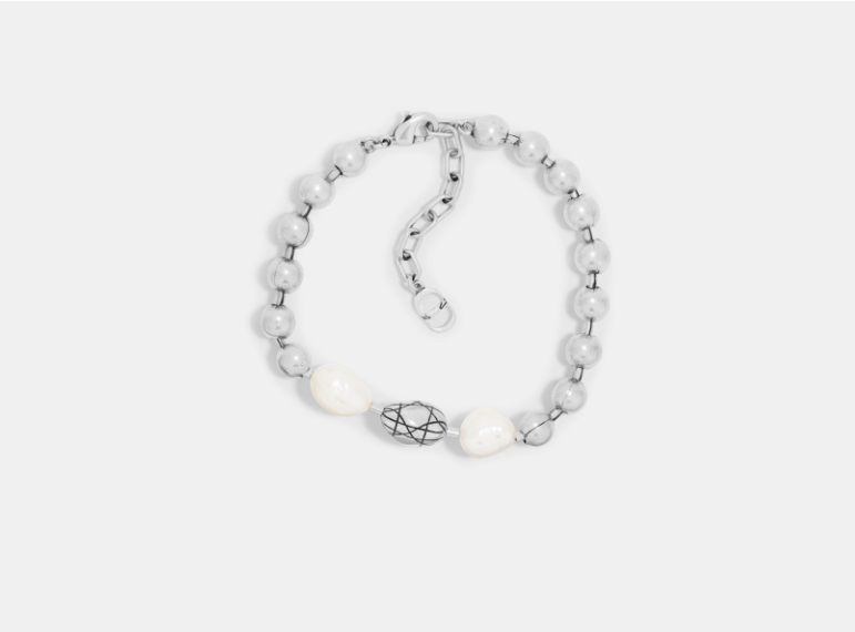 Dior o1w1db11225 B2291H Size : OS / Bracelet in Silver/White Size ONE SIZE - 1 Thumbnail