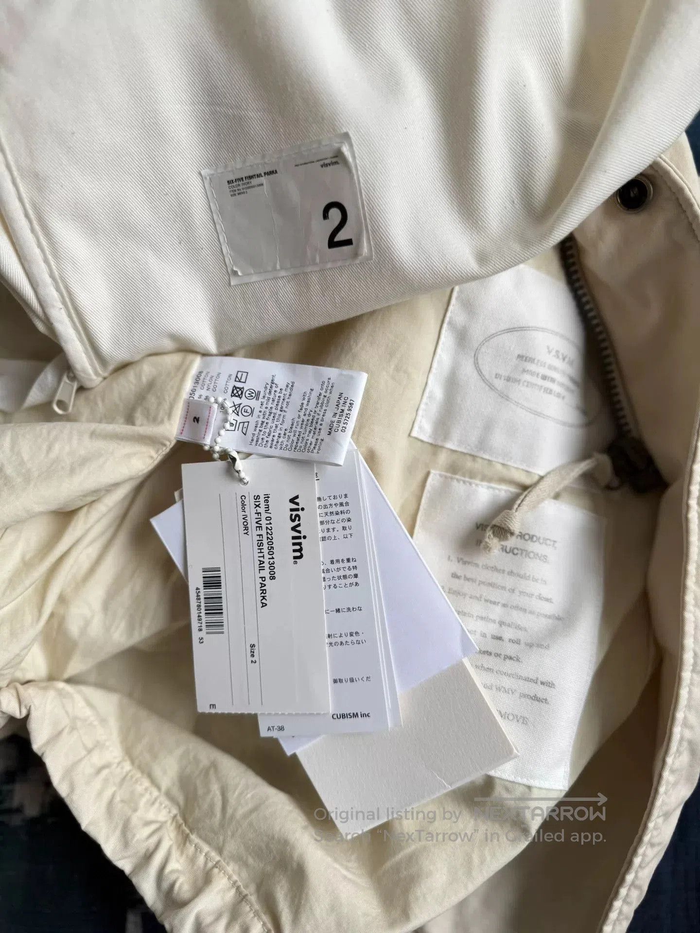Visvim Visvim Fishtail Parka M65 in White. Size US M / EU 48-50 / 2 - 9 Thumbnail