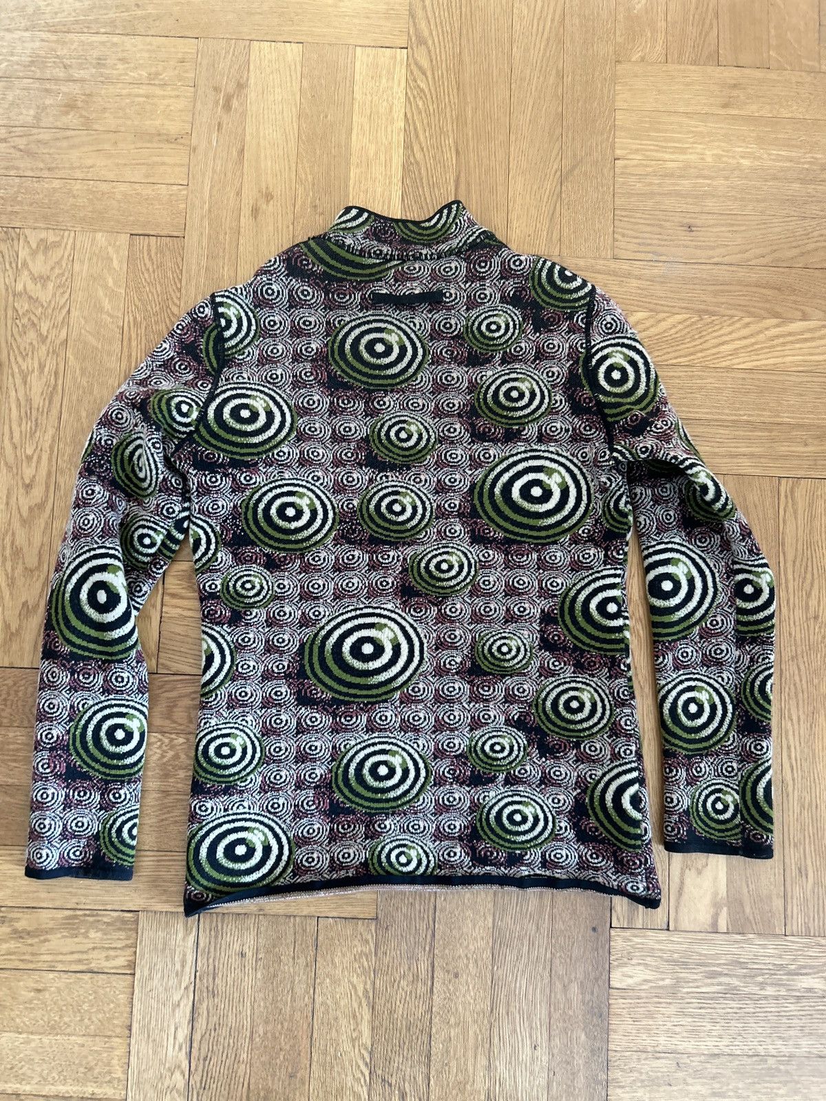 Jean Paul Gaultier FW96 Cheongsam Psychedelic Jacquard Sweater Size US S / EU 44-46 / 1 - 5 Thumbnail