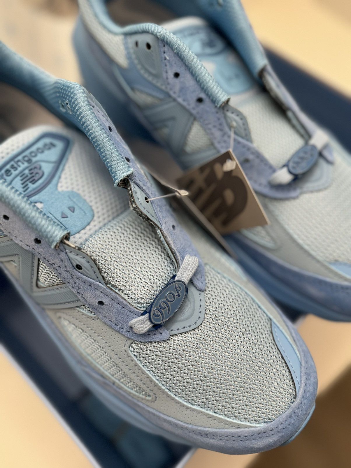 Joe Freshgoods × New Balance New Balance 990v6 MiUSA Joe Freshgoods Prom Blue Size US 10 / EU 43 - 10 Thumbnail