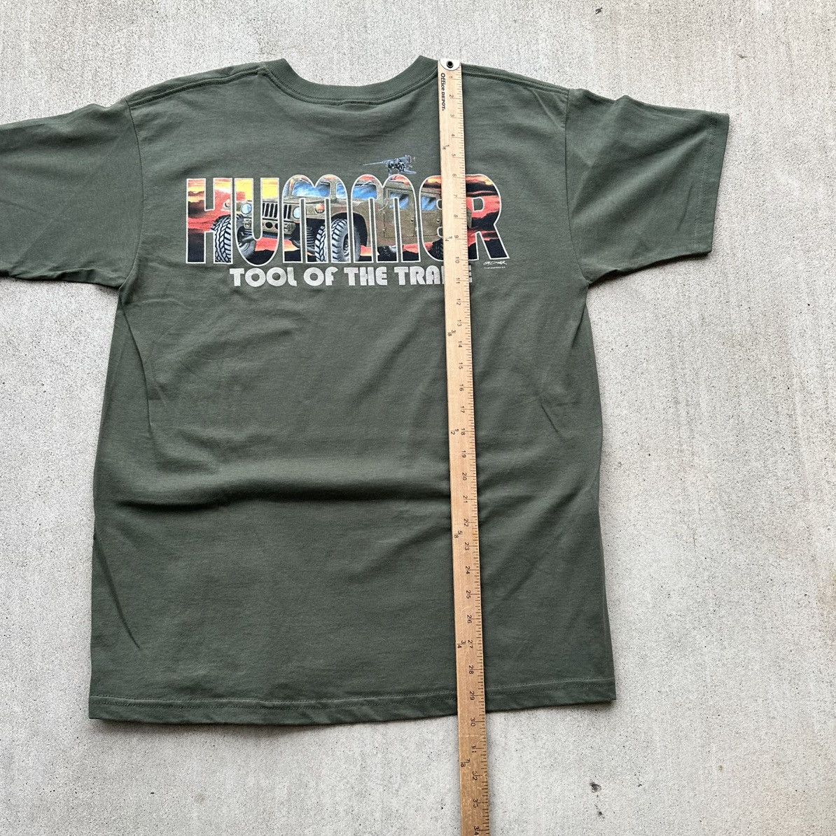 Anvil Vintage Army Hummer T Shirt Y2K Deadstock Anvil AMP Military Size US L / EU 52-54 / 3 - 6 Thumbnail