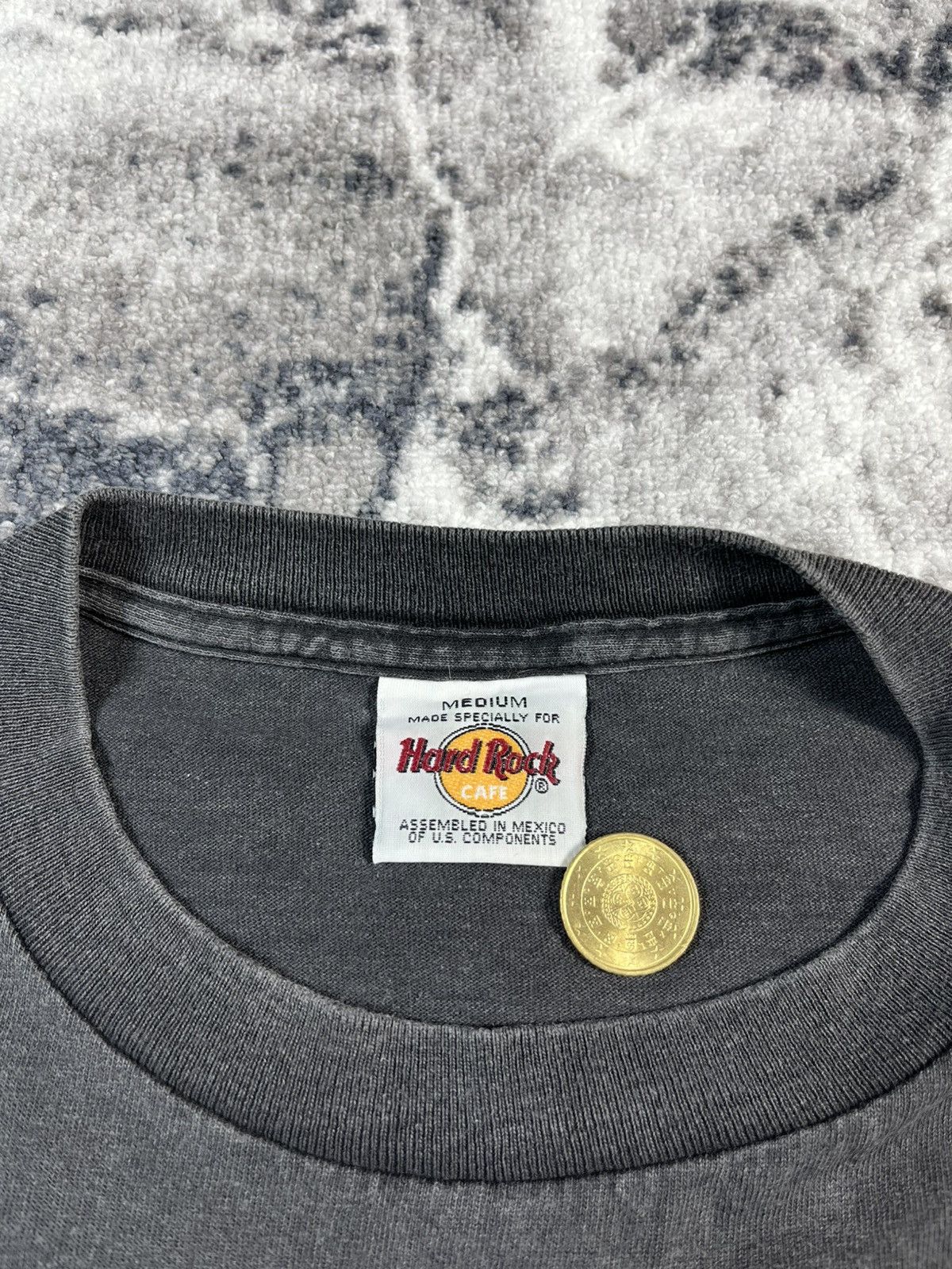 Hard Rock Cafe Hard Rock Cafe New York 1998 T Shirt Black Fade M Size US M / EU 48-50 / 2 - 6 Thumbnail