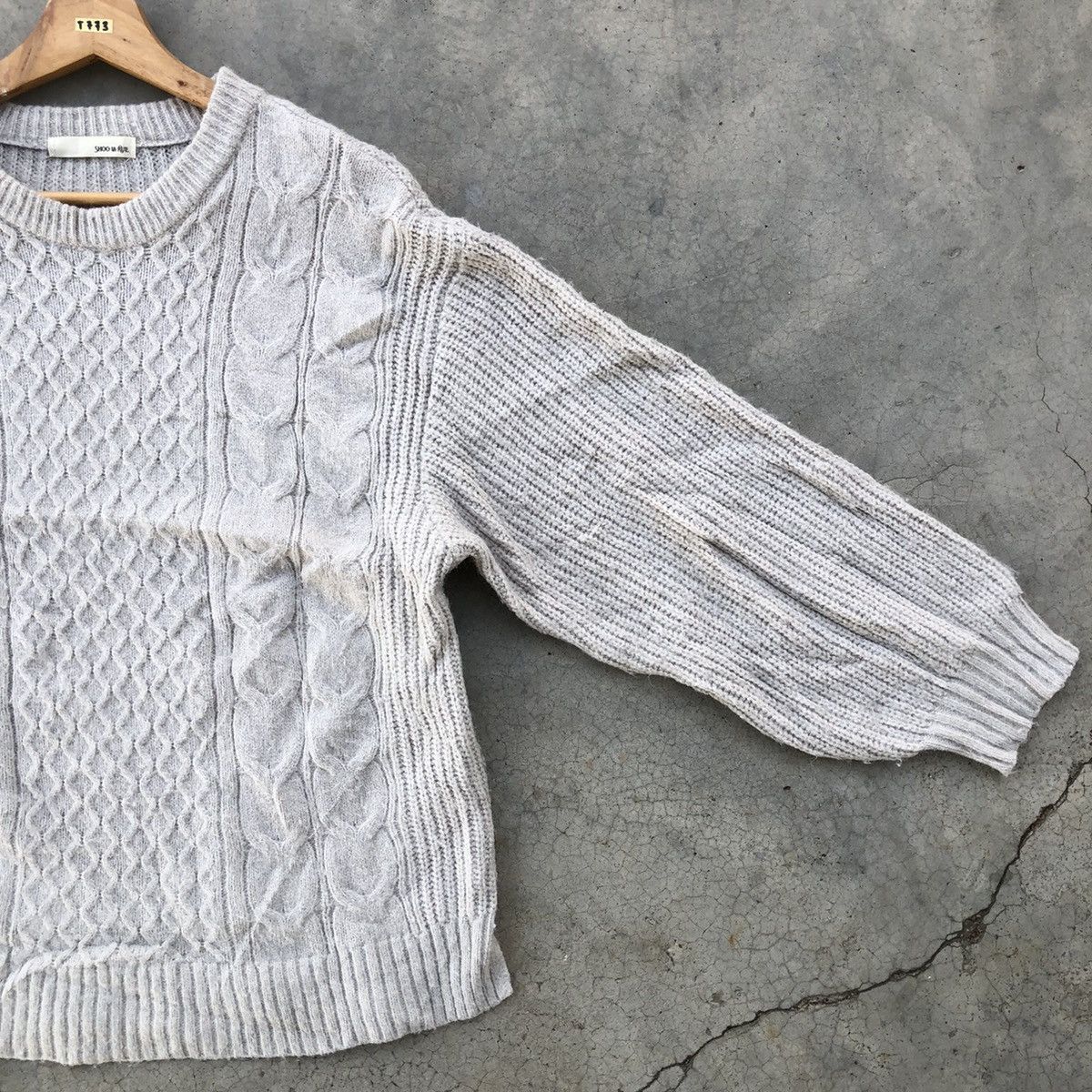 Homespun Knitwear × Vintage 🔴Vintge Knitwear Warm & Soft Touch Grey Vintage Womenswear Size US L / EU 52-54 / 3 - 4 Thumbnail