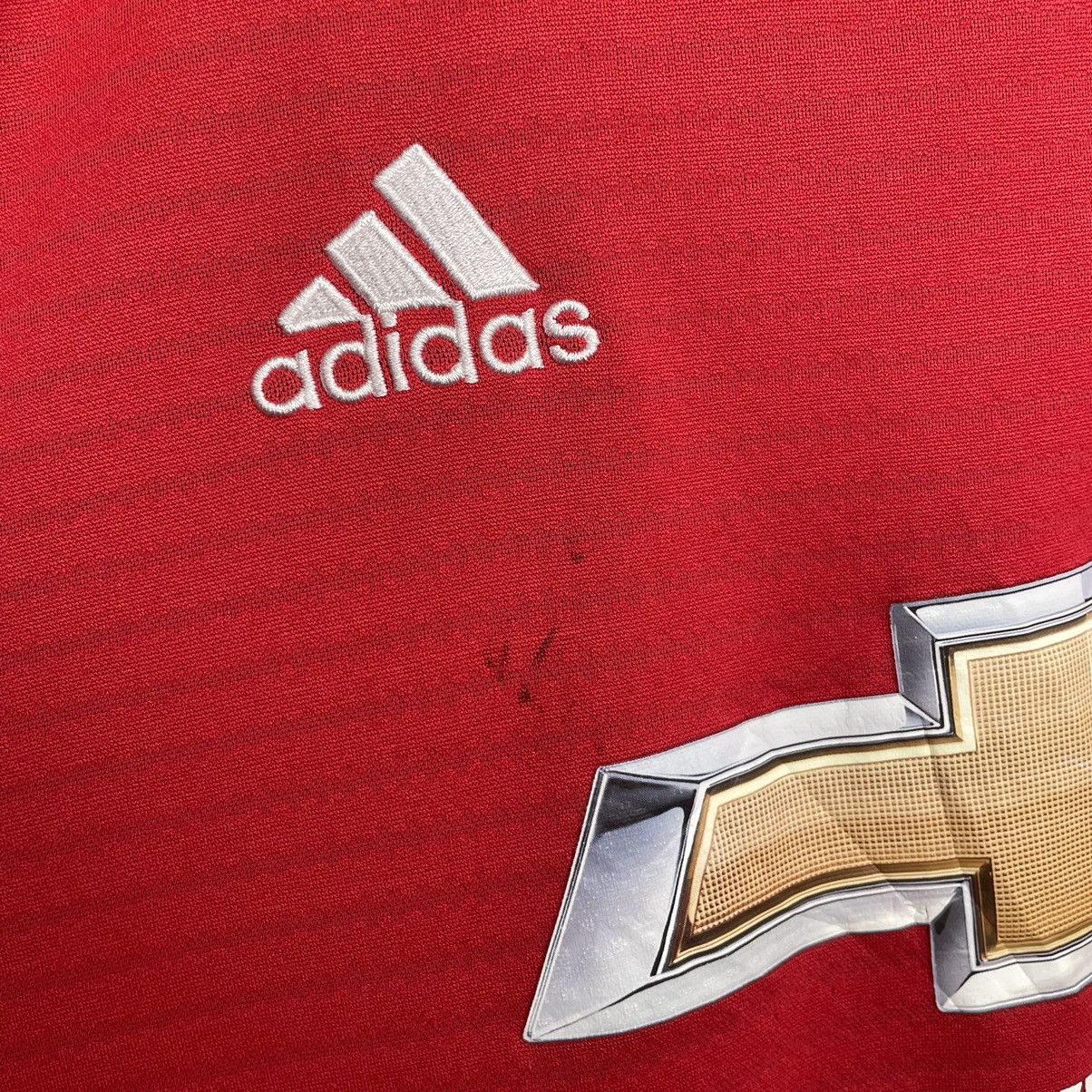 Adidas MANCHESTER UNITED 2018 2019 HOME KIT JERSEY Size US XL / EU 56 / 4 - 3 Thumbnail