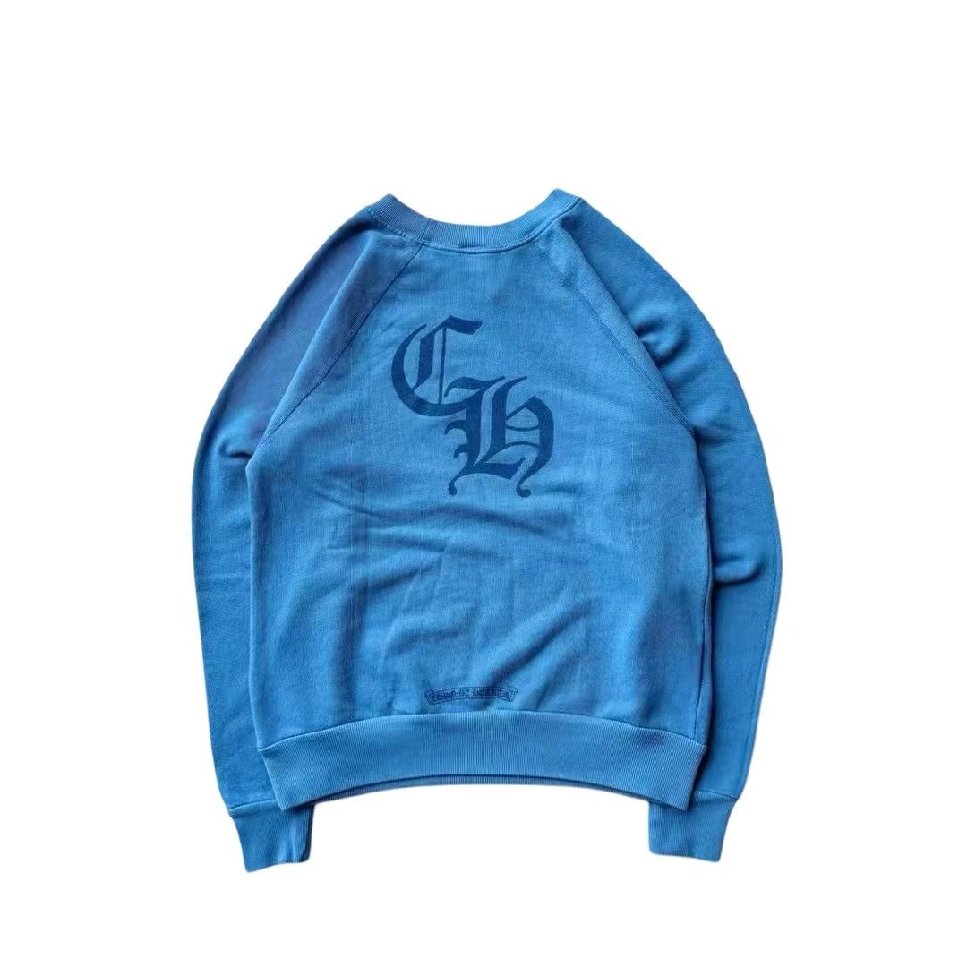 Chrome Hearts Triple velvet cross blind spot crewneck sweatshirt Size US S / EU 44-46 / 1 - 2 Thumbnail