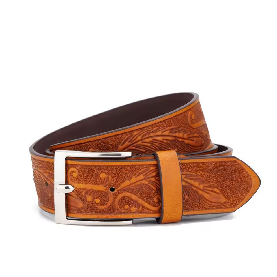 Other Streetwear PU Leather Casual Western Style Belt Size ONE SIZE - 2 Thumbnail