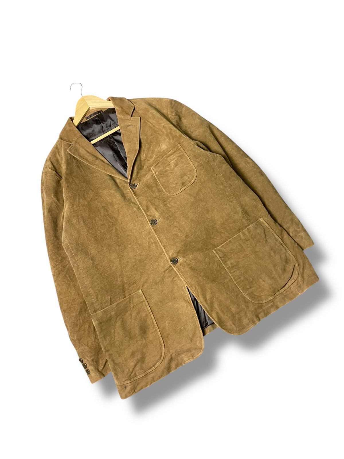 Japanese Brand × Uniqlo × Vintage Uniqlo Velvet Antelope Jacket (70) Size US XL / EU 56 / 4 - 3 Thumbnail