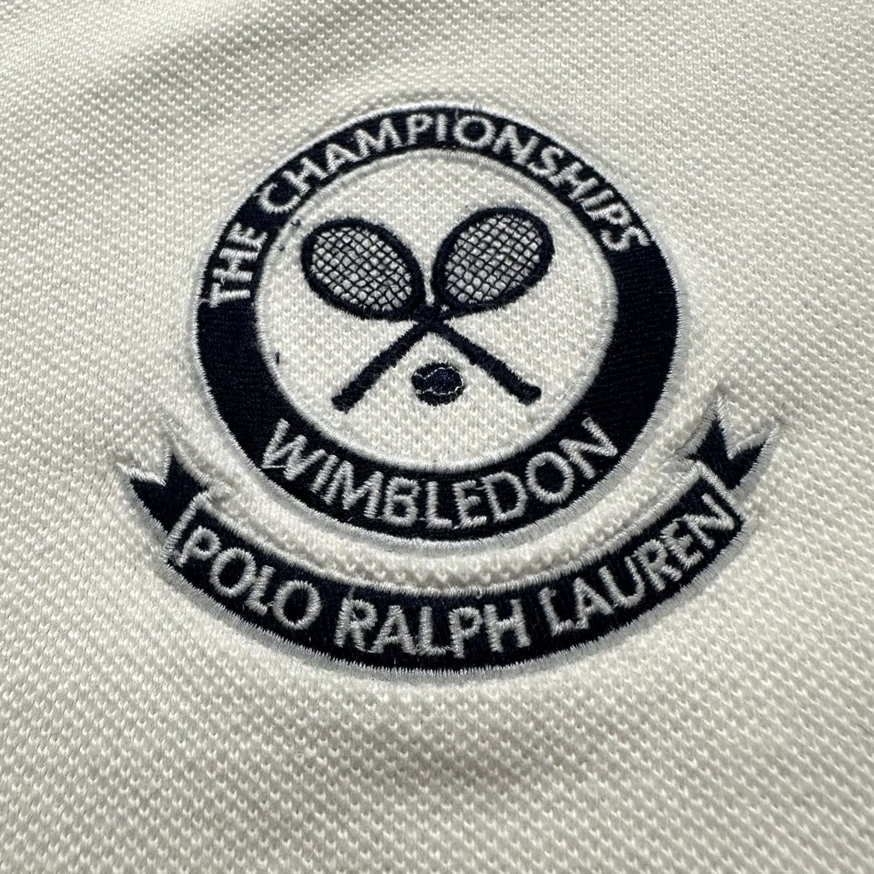 Polo Ralph Lauren VINTAGE Polo Ralph Lauren Jacket Men 2XL White Wimbledon Ballperson Full Zip Tennis Sweatshirt Size US XXL / EU 58 / 5 - 4 Thumbnail