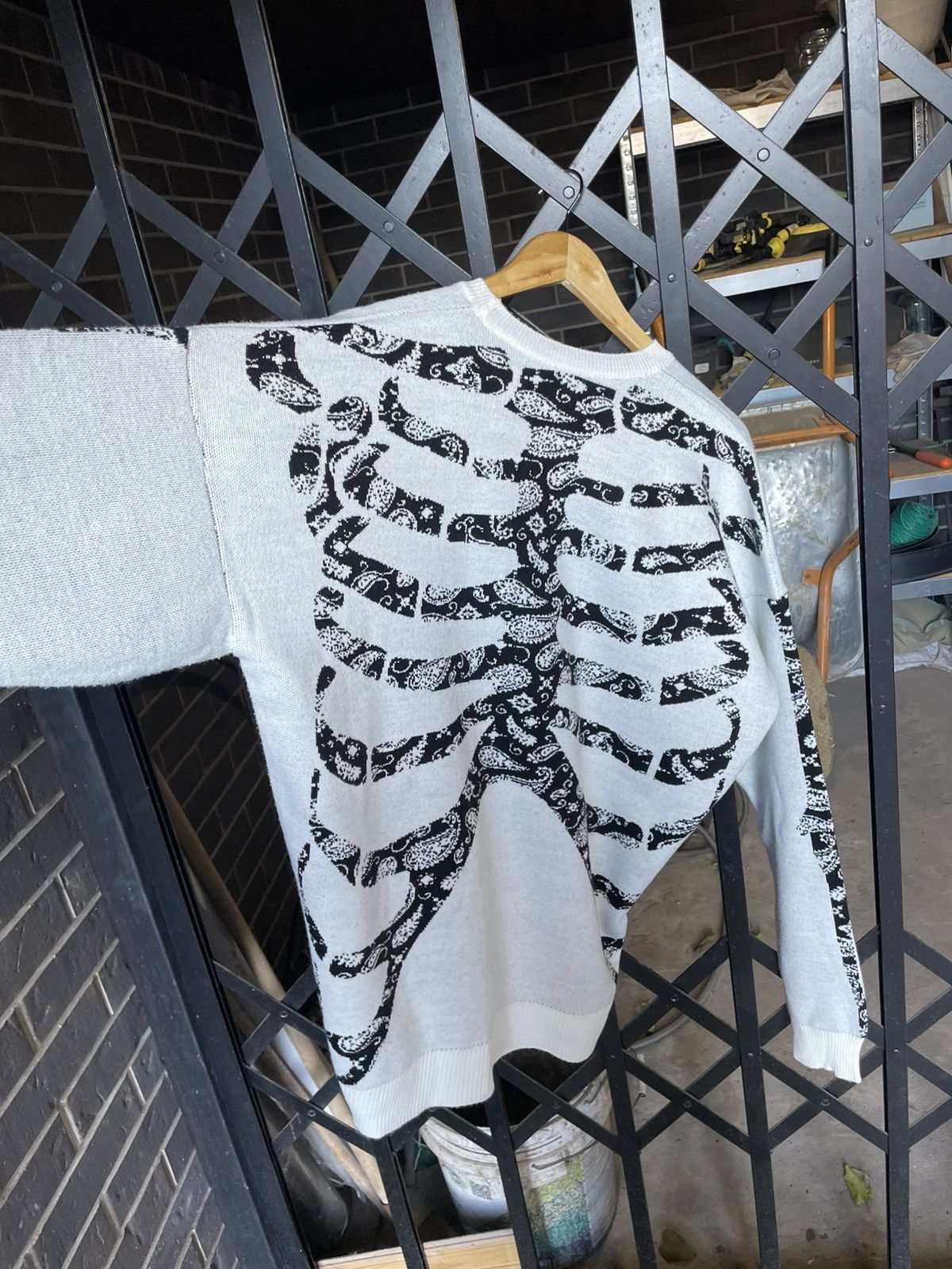 Japanese Brand Vintage Beautiful Oversized Skeleton Sweater Kapital Style Size US XL / EU 56 / 4 - 2 Thumbnail