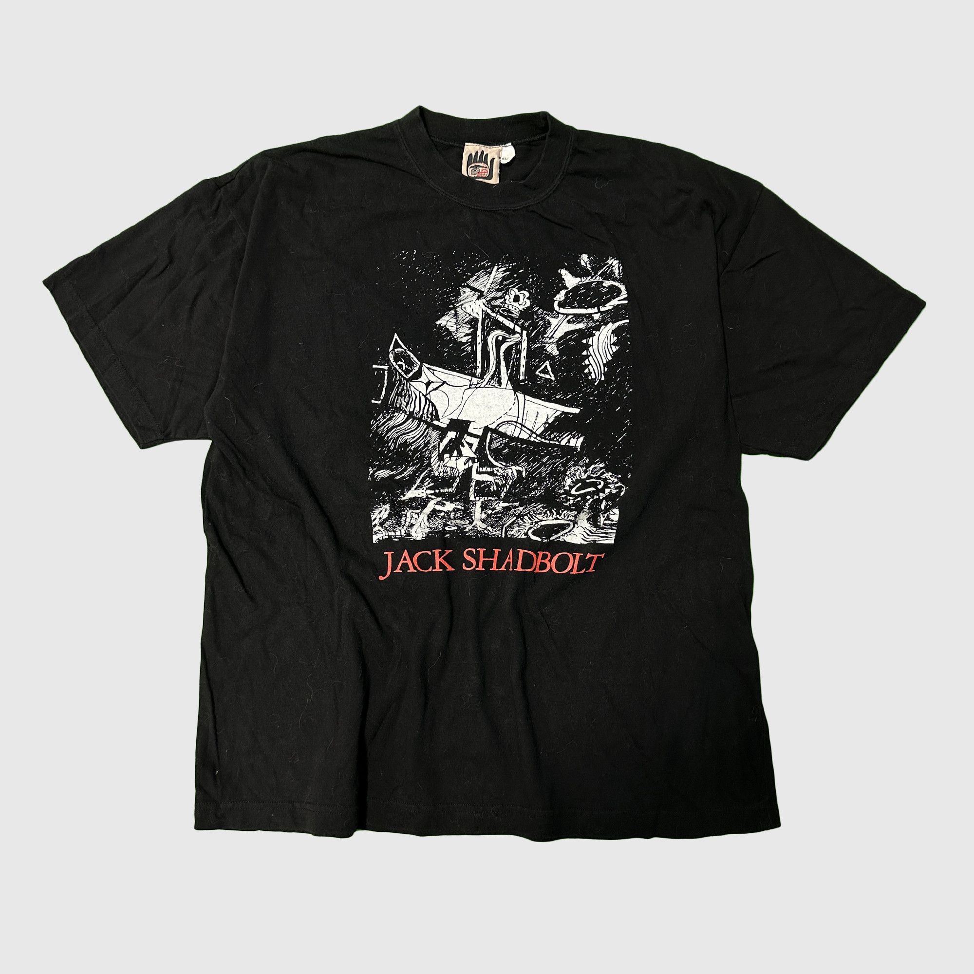 Vintage Jack Shadbolt Graphic Art T-Shirt Size XL