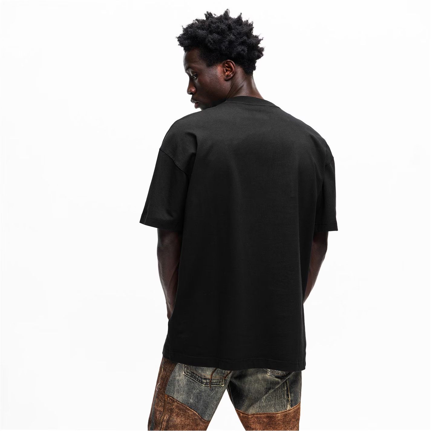 Palm Angels o1g2r1mq0426 Roma Mono T-Shirt in Black Size US M / EU 48-50 / 2 - 4 Thumbnail